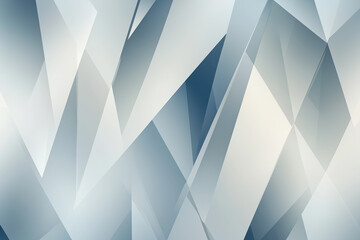 Fototapete - Abstract Geometric Background with Light and Shadow Creating Depth Effect
