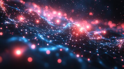 Poster - Abstract Network: Digital Landscape of Interconnected Nodes