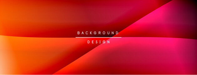 Fototapete - Bright rainbow style color gradient with curve round shape line background. Vector Illustration For Wallpaper, Banner, Illustration, landing page