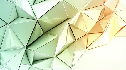 Aufkleber - Minimalist modern geometric background with subtle polygonal shapes in neutral colors, calming and clean.