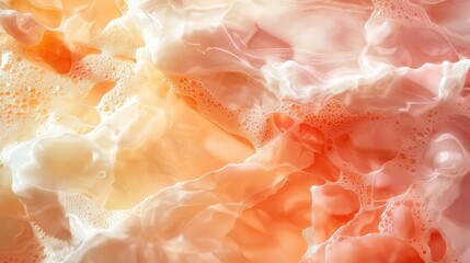 Aufkleber - Warm and lively orange-pink abstract background, perfect for digital and print design.