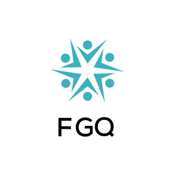 FGQ creative minimalist letter logo.