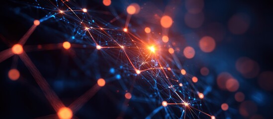 Abstract Network Connections Background