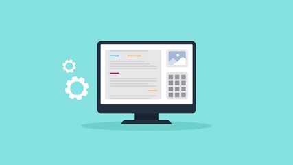 animation coding and programming software application development, mobile app interface design for webpage backend, technology