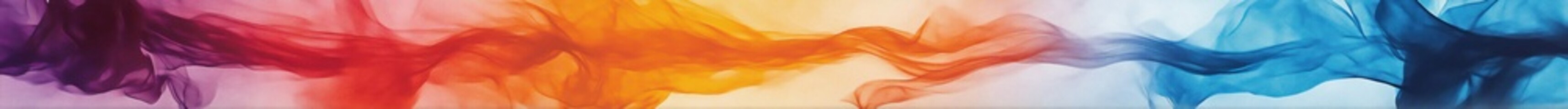 Poster - Vibrant gradient wave effect, a spectrum of colors in fluid motion