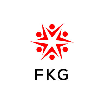 FKG creative minimalist letter logo.