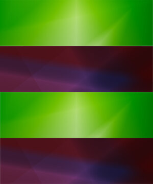 Horizontal vector illustration of a multicolored background with three horizontal divisions