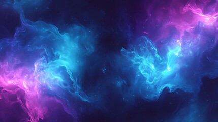 Wall Mural - abstract cosmic nebula background with vibrant colors and swirling patterns, perfect for space theme