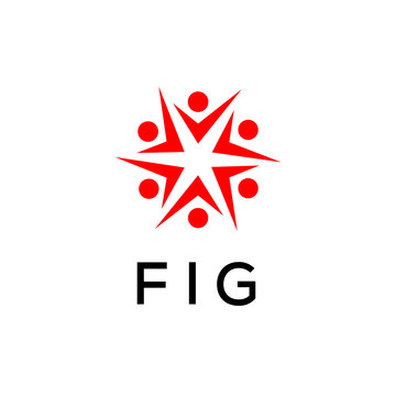 FIG creative minimalist letter logo.