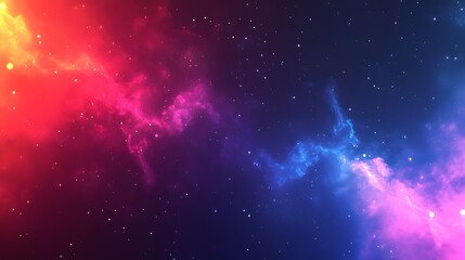 Wall Mural - colorful cosmic nebula background with stardust and vibrant colors, perfect for space exploration