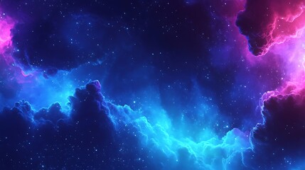 Wall Mural - cosmic clouds of gas and dust: a stunning nebula display in deep space exploration photography