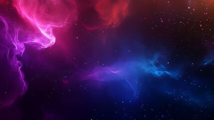 Wall Mural - cosmic nebula background with vibrant gas clouds, stars, and interstellar dust for space exploration