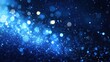 © samrit - Stunning Blue Glittering Bokeh Lights Background for Creative Projects and Design Use
