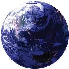 Wall Mural - The earth as vector file created by 3D modeling.
