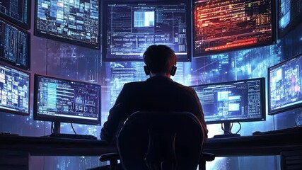 Cybersecurity Analyst:  A Night of Vigilance in the Digital Realm