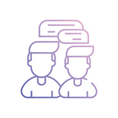 Communication icon vector stock illustration