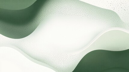 Leinwandbilder - Abstract organic shapes with varying shades of green creating a serene and calming background texture for design projects and creative applications