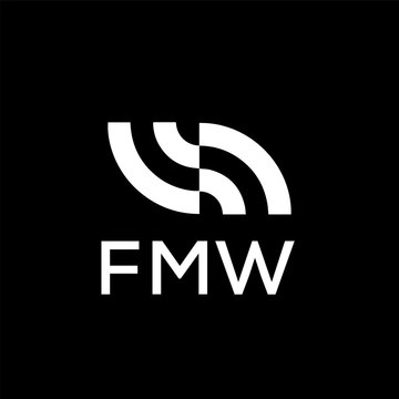 FMW  creative minimalist letter logo.