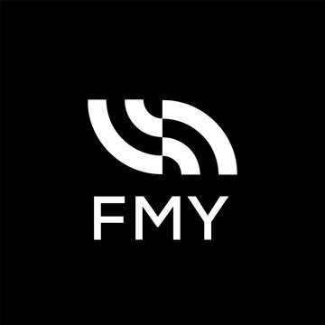 FMY creative minimalist letter logo.