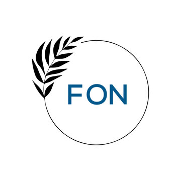 FON creative minimalist letter logo.