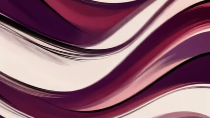 Poster - A purple line with a white background. The line is purple and it is curved. The line is very long