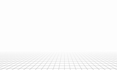 Poster - Perspective tiled floor background. Vector illustration.