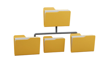Isolated Hierarchy of Folders Representing File Management System