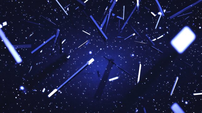 Cosmic Debris: A Digital Exploration of Celestial Fragments