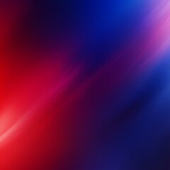 Fototapete - Vibrant Red and Blue Abstract Background with Smooth Gradient and Light Streaks, Modern Digital Art