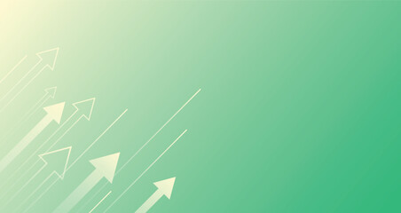 Poster - Green abstract business background modern illustration design