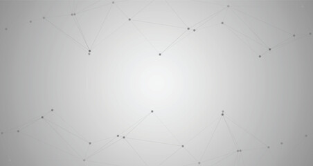 Poster - Background abstract futuristic technology particle