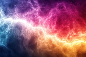 Poster - Vibrant abstract electric energy pattern showcasing colors in a dynamic formation