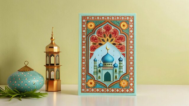 Eid card design concept