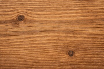 Poster - Light brown wooden board with knots and cracks creating a beautiful natural texture, perfect for backgrounds and design projects related to carpentry, furniture, or rustic themes