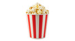 © Gabriela - Isolated Popcorn in Striped Container