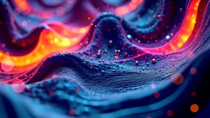 Leinwandbilder - Mesmerizing Abstract Flow A Vibrant Journey of Color and Motion