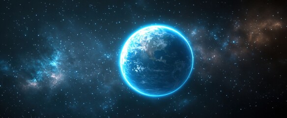 Wall Mural - planet earth in space