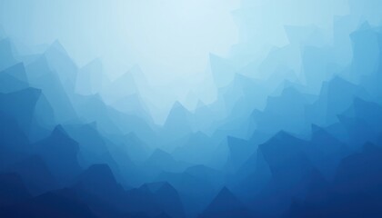 Fototapete - Serene Blue Gradient Background Calming Navy to Sky Blue Transition