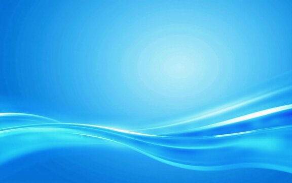 Vibrant blue and white flowing abstract wave background - stylish graphic design expressing futuristic technology, coolness, and dynamic movement