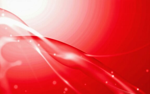Elegant and smooth abstract wave background transitioning from deep red to bright orange - expressing creativity, emotion, and refined beauty