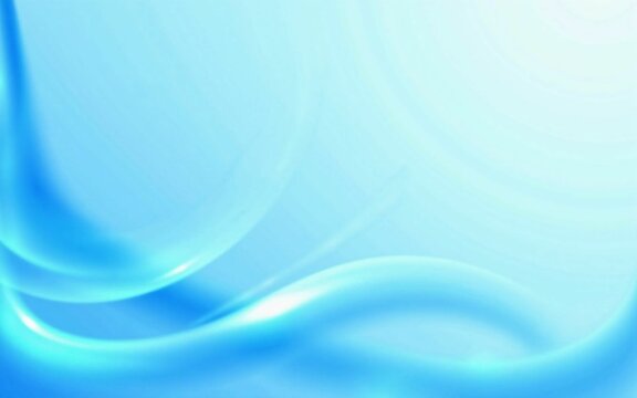 Elegant and smooth abstract wave background transitioning from deep blue to light blue - expressing intelligence, trust, and refined beauty