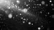 © BgStudio98 - Abstract bokeh particles in a dark, galaxy-like swirl, with subtle lights and shadows to create depth, it offers a sense of mystery and magic.
