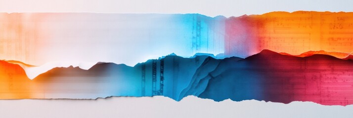 Aufkleber - Immersive Digital Texture Exploration Gradient Landscape Fusion - Innovative Design Trend for Creative Branding and Sensory Marketing Experiences