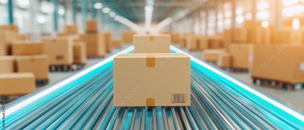 Smart Logistics Revolution AI-Powered Automated Conveyor Routing ...