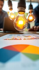 Poster - Illuminating Innovation Dynamic Business Intelligence and Creative Data Visualization for Next-Gen Corporate Strategy - Entrepreneurial Insights in Bright, Collaborative Workspace