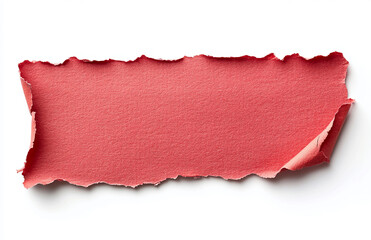Aufkleber - Torn paper texture background design element red pink scrapbooking abstract art grunge surface material