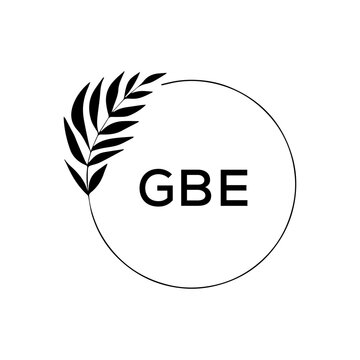 GBE creative minimalist letter logo.