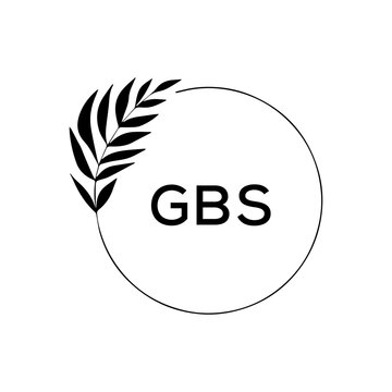 GBS creative minimalist letter logo.