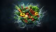 © Yasar - A vibrant explosion of fresh produce, symbolizing health and vitality.