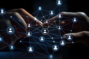 Poster - Connected Digital Network: Human Connections Across a Digital Social Network